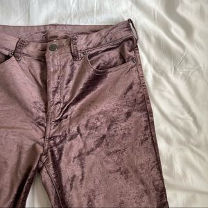 Free people Velveteen kick flare pants